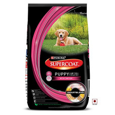 Deals, Discounts & Offers on Food and Health - Purina Supercoat Puppy Dry Dog Food, Chicken - 2kg Pack
