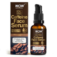 Deals, Discounts & Offers on Beauty Care - WOW Skin Science Caffeine Face Serum - Quick Absorbing - OIL FREE - Anti-Aging, Anti-Wrinkles; Refresh, Revive & Restore Skin - No Parabens, Silicones, Mineral Oil - 30mL