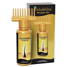 Deals, Discounts & Offers on Beauty Care - Indulekha Bringha Ayurvedic Hair Oil 100 ml, Hair Fall Control and Hair Growth with Bringharaj Oil - Comb Applicator Bottle