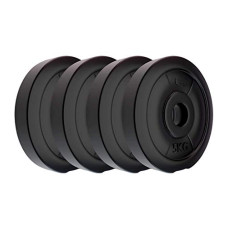 Deals, Discounts & Offers on  - Koxtons Amazon Brand - Koxtons 20 Kg (5 Kgx4) Free Weights Combo, PVC, Black