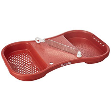 Deals, Discounts & Offers on  - Amazon Brand - Solimo Plastic Cut & Wash Vegetable Cutter, 43 cm, Silver