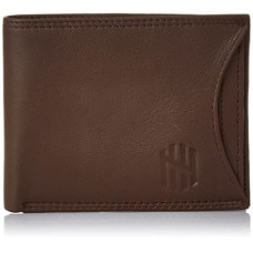 Deals, Discounts & Offers on Bags, Wallets & Belts - Nelle Harper Men's Leather Bifold Wallet, Dark Brown, (NHMLWV003)