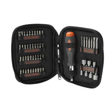 Deals, Discounts & Offers on Screwdriver Sets  - BLACK+DECKER A7104-XJ 56 Pc Magnetic Screw Driving Kit with Ratchet