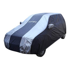 Deals, Discounts & Offers on  - Amazon Brand - Solimo UV Protection & Dustproof Car Cover For Maruti Alto K10 (Dark Blue & Silver)