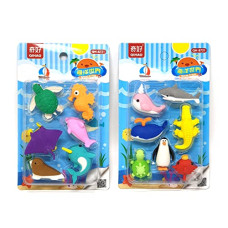 Deals, Discounts & Offers on  - Crackles Cutest Sea Animal Pattern Fancy Erasers For Kids