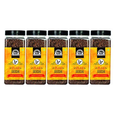 Deals, Discounts & Offers on  - Wonderland Foods - Healthy & Roasted Flax Seeds 1Kg Jar Combo Pack (200g X 5)