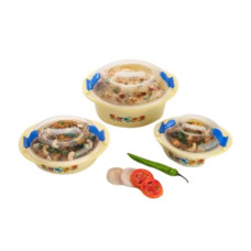 Deals, Discounts & Offers on  - Suzec Hot N Fresh Insulated Plastic Casserole Gift Set (3 Pieces)