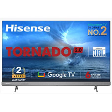 Deals, Discounts & Offers on Televisions - ]For Amazon Pay ICICI Bank Credit Card] Hisense 139 cm (55 inches) Tornado 2.0 Series 4K Ultra HD Smart LED Google TV 55A7H (Silver)