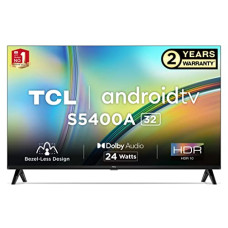 Deals, Discounts & Offers on Televisions - [For ICICI Credit Card] TCL 80.04 cm (32 inches) Bezel-Less S Series HD Ready Smart Android LED TV 32S5400A (Black)