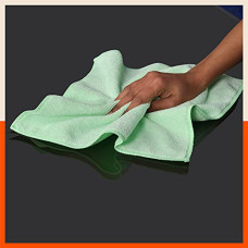 Deals, Discounts & Offers on Home Improvement - Bathla Spic & Span Multi Purpose Micro Fiber Cleaning Cloth - 300 GSM: 30cmx30cm (Pack of 2, Light Green)