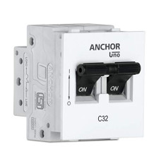 Deals, Discounts & Offers on Home Improvement - Anchor by Panasonic 98079 UNO Mini Modular 25 Ampere Dual Pole C Curve MCB
