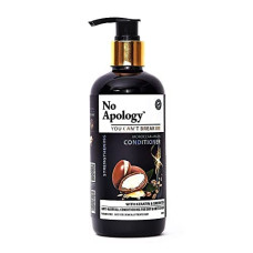 Deals, Discounts & Offers on Air Conditioners - NO APOLOGY Moroccan Argan CONDITIONER With Keratin & Green Tea |For Dry & Brittle Hair| Toxin Free| No Sulphate No Paraben | Dermatologically Tested | FDA Approved | Keratin Strengthening-300ml