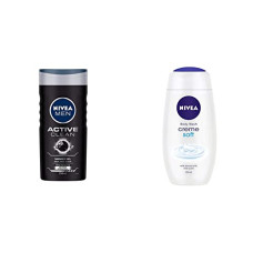 Deals, Discounts & Offers on Beauty Care - Nivea Men Shower Gel, Active Clean Body Wash, Men, 250ml & Shower Gel, Creme Soft Body Wash, Women, 250ml