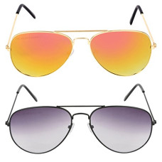 Deals, Discounts & Offers on Sunglasses & Eyewear Accessories - Criba Gradient Sport Unisex Sunglasses - (gyl+gun grey_CRLK|40|Yellow Color Lens)