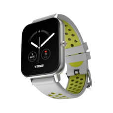 Deals, Discounts & Offers on Electronics - TAGG Verve Sense Smartwatch with 1.70'' Large Display, Real SPO2, and Real-Time Heart Rate Tracking, 7 Days Battery Backup, IPX67 Waterproof || Silver Yellow,Standard