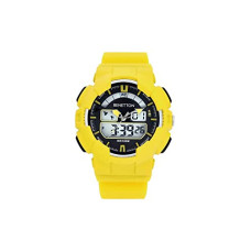 Deals, Discounts & Offers on Men - United Colors of Benetton Unisex 44 mm Silicone Digital Watch - UWUCG0603