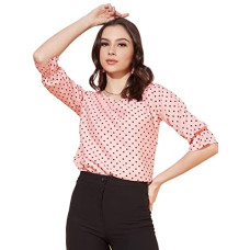 Deals, Discounts & Offers on Laptops - Selvia Women's Polka Dots Regular Fit TOP