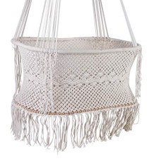 Deals, Discounts & Offers on Furniture - Kiddery Patsun | Hanging Cradle | All Natural Thread | 0-8 Months | White