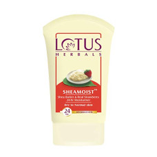 Deals, Discounts & Offers on Beauty Care - Lotus Herbals Sheamoist Real Strawberry 24 Hour Moisturiser Shea Butter (120g)