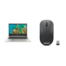 Deals, Discounts & Offers on Laptops - Lenovo IdeaPad Slim 3 Chromebook Intel Celeron N4020 14''(35.56cm)FHD IPS Touchscreen Thin&Light Laptop(4GB/64GB eMMC/Chrome OS/Upto 10hr Battery/2W x2 HD Speaker)82C1002SHA + 1K DPI Wireless Mouse