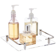 Deals, Discounts & Offers on Home Improvement - Amazon Brand - Solimo Premium Acrylic Glass Wall-Mount Shelf