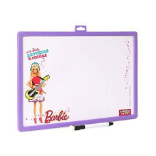 Deals, Discounts & Offers on Toys & Games - Barbie 2 in 1 Write & Wipe Board with Plastic Frame