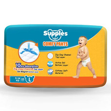 Deals and Offers on Baby Care - Supples-Comfy Pants-L-30 Pants, 9-14 kg Deals, Discounts & Offers on Baby Care - Supples-Comfy Pants-L-30 Pants, 9-14 kg