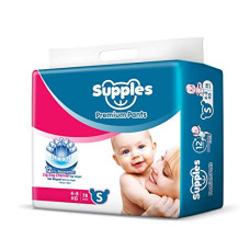 Deals and Offers on Baby Care - Supples Baby Pants Diapers, Small (4 - 8 kg), 78 Count Deals, Discounts & Offers on Baby Care - Supples Baby Pants Diapers, Small (4 - 8 kg), 78 Count