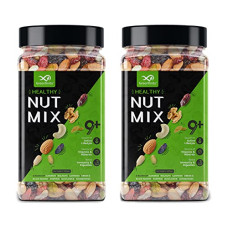 Deals and Offers on  - GreenFinity Absolute Health, Premium Fruit, Nut & Fiber SuperMix, Healthy Mixed Nuts with Dry Fruits | Almonds | Cashews | Cranberry | Pumpkin Seeds | Walnuts, Reusable Jar, 1kg | PACK OF 2 Deals, Discounts & Offers on  - GreenFinity Absolute Health, Premium Fruit, Nut & Fiber SuperMix, Healthy Mixed Nuts with Dry Fruits | Almonds | Cashews | Cranberry | Pumpkin Seeds | Walnuts, Reusable Jar, 1kg | PACK OF 2