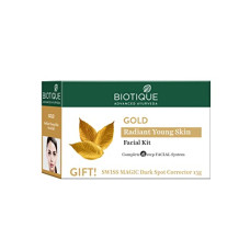 Deals and Offers on  - Biotique Gold Radiant Youth Skin Facial kit Complete 6 Step Facial Kit, 65g Deals, Discounts & Offers on  - Biotique Gold Radiant Youth Skin Facial kit Complete 6 Step Facial Kit, 65g