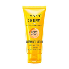 Deals and Offers on  - Lakme Sun Expert SPF 30 Ultra Matte Lotion, 100 ml Deals, Discounts & Offers on  - Lakme Sun Expert SPF 30 Ultra Matte Lotion, 100 ml
