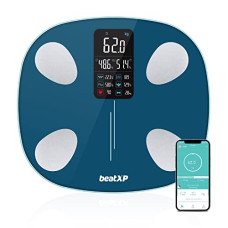 Deals and Offers on  - beatXP SmartPlus Prime Weight Machine with BMI & Body Fat Analyzer| Body Composition Scale with 15 Body Parameters | High Precision Sensors & Bluetooth App Sync 18 Months Warranty (Teal) Deals, Discounts & Offers on  - beatXP SmartPlus Prime Weight Machine with BMI & Body Fat Analyzer| Body Composition Scale with 15 Body Parameters | High Precision Sensors & Bluetooth App Sync 18 Months Warranty (Teal)