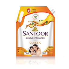 Deals and Offers on  - Santoor Classic Handwash, 1500ml Deals, Discounts & Offers on  - Santoor Classic Handwash, 1500ml