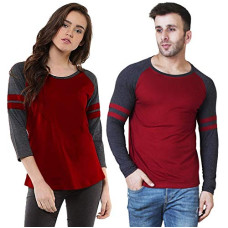 Deals, Discounts & Offers on Men - Veirdo Men's & Women's Regular Fit T-Shirt (Pack of 2)