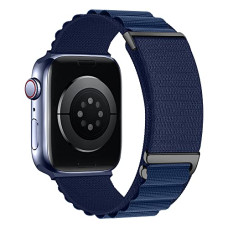 Deals, Discounts & Offers on Electronics - SUIMUMU Alpine Loop Compatible with Apple Watch Ultra 49mm Strap Textile Stretch Nylon Titanium G-Hook Strap