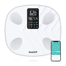 Deals and Offers on  - beatXP SmartPlus Prime Weight Machine with BMI & Fat Analyzer | Body Composition Scale with 15 Body Parameters | High Precision Sensors & Bluetooth App Sync | 18 Months Warranty (White) Deals, Discounts & Offers on  - beatXP SmartPlus Prime Weight Machine with BMI & Fat Analyzer | Body Composition Scale with 15 Body Parameters | High Precision Sensors & Bluetooth App Sync | 18 Months Warranty (White)
