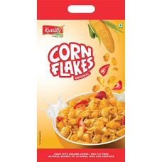 Deals, Discounts & Offers on  - Kwality Corn Flakes - Made with Golden Corns, 99% Fat Free, Natural Source of Vitamin, Iron and Protein 500g x 2 [Pack of 2]