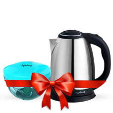 Deals, Discounts & Offers on  - Lifelong LLEKC01 Stainless Electric Kettle 1.5 Litre 1500W for Boiling Water, making tea and coffee etc. and Mini Chopper Combo