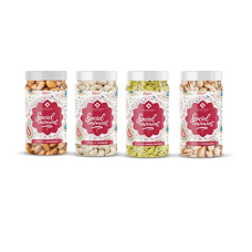 Deals, Discounts & Offers on  - Nature Purify Premium Dry Fruit Combo Pack Almond, Cashew, Raisins, Pista) (Combo 2) - 400G