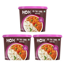 Deals and Offers on  - MOM - Meal of the Moment, Red Thai Curry Rice, 108g (Pack of 3) - Ready to Eat | Instant Food | No Added Preservatives Deals, Discounts & Offers on  - MOM - Meal of the Moment, Red Thai Curry Rice, 108g (Pack of 3) - Ready to Eat | Instant Food | No Added Preservatives