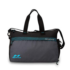 Deals and Offers on  - Nivia 5239 Prism 2 Large Bag, Others (Grey- Sky Blue) Deals, Discounts & Offers on  - Nivia 5239 Prism 2 Large Bag, Others (Grey- Sky Blue)