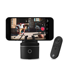 Deals, Discounts & Offers on Mobile Accessories - Pivo Pod Auto Face and Body Motion Sensor Tracking Stabilizer & Holder, Smartphone Gimbal Handsfree, 360 Rotation Photo & Video Recording