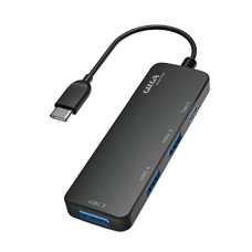 Deals, Discounts & Offers on  - Gizga Essentials Type-C 4 Port Adapter Hub, Fast Data Transfer, USB 3.0 Ports, Multi-System Compatible, MacBook & Type-C Devices,