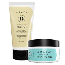 Deals and Offers on Beauty Care - Arata Advanced Curl Care Curly Hair Cream 100gm & Advanced Curl Care Curly Hair Gel-150ml Intensive Moisture & All-Season Curl Definition Natural Oils, Protein, Aloe Vera & Shea Butter CG Approved Deals, Discounts & Offers on Beauty Care - Arata Advanced Curl Care Curly Hair Cream 100gm & Advanced Curl Care Curly Hair Gel-150ml Intensive Moisture & All-Season Curl Definition Natural Oils, Protein, Aloe Vera & Shea Butter CG Approved