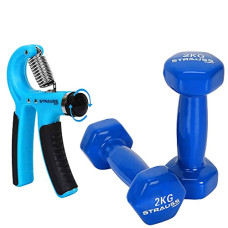 Deals and Offers on  - Strauss Vinyl Dumbbells With Hand Grip Deals, Discounts & Offers on  - Strauss Vinyl Dumbbells With Hand Grip
