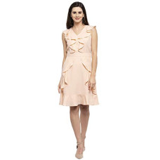 Deals and Offers on Women - Karmic Vision Women's Crepe A-Line Mini Dress Deals, Discounts & Offers on Women - Karmic Vision Women's Crepe A-Line Mini Dress