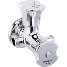 Deals, Discounts & Offers on Home Improvement - Benelave By Hindware BLQCP50025 2-Way Angle Valve Stop Cock, made of Brass with Chrome Finish