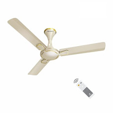 Deals, Discounts & Offers on  - Havells Milor 1200mm Energy Saving with Remote Control 5 Star BLDC Ceiling Fan (Gold, Pack of 1)