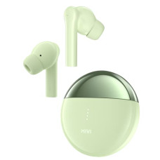 Deals, Discounts & Offers on Headphones - Mivi DuoPods A650 New Launch True Wireless in Ear Earbuds with Quad Mic ENC, 13mm Rich Bass Drivers, 55Hrs Playtime, Low Latency, Fast Charging, Clear Audio Quality, Made in India (Mint Green)