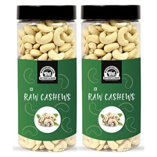 Deals, Discounts & Offers on  - Wonderland Foods - Whole Raw Cashew (Kaju) W400-Grade 1Kg (500g X 2 Jar)
